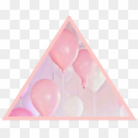 Triangular Clipart Aesthetic - Aesthetic Transparent Pink Triangle, HD Png Download - pink triangle png