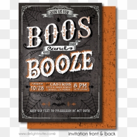 Clip Art Boos And Booze Halloween - Boos And Booze Invitations, HD Png Download - cocktail party png