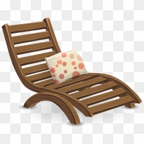 Garden Furniture Vector Png, Transparent Png - lounge chair png