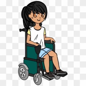 Sitting, HD Png Download - wheelchair person png