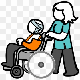 Picture Of A Person In A Wheelchair That Is Injured, HD Png Download - wheelchair person png
