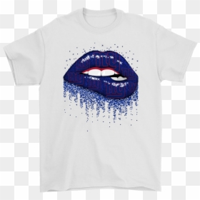 Ladies Carolina Panther Shirts, HD Png Download - biting lip png
