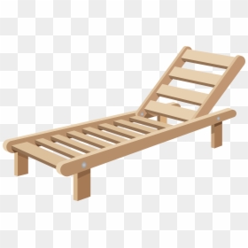 Beach Chaise The Best Beaches In World Ⓒ - Wooden Beach Chaise Lounge, HD Png Download - lounge chair png