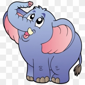Cartoon Elephant Clip Art - Cartoon Png Animal, Transparent Png - cartoon elephant png