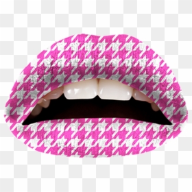 Violent Lips , Transparent Cartoons - Stickers Bouche Doré, HD Png Download - biting lip png