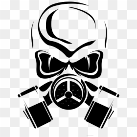 Mushroom Clouds Young Aspect, HD Png Download - skull gas mask png
