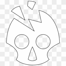 Skull, HD Png Download - crack.png