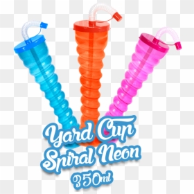 Yard Cup Flat Cover Neon - Plastic, HD Png Download - neon palm tree png
