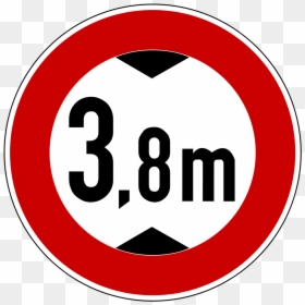 Max Height Sign Germany - Circle, HD Png Download - traffic signs png