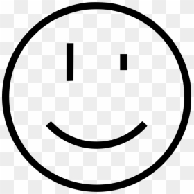 Smiley, HD Png Download - wink face png