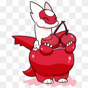 Cherry Cherry - Cartoon, HD Png Download - pacman cherry png