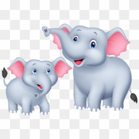 Elephant Free Vector Download, HD Png Download - cartoon elephant png