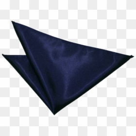 Navy Blue Satin Handkerchief, HD Png Download - handkerchief png