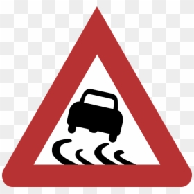 Path Clipart Hard Decision - Danger Road Signs, HD Png Download - traffic signs png
