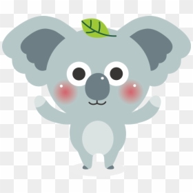 Koala Cartoon Elephant - Elephant, HD Png Download - cartoon elephant png