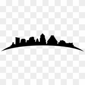 Silhouette, HD Png Download - austin skyline silhouette png