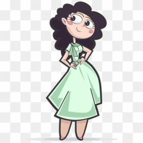 Woman, Linda, Brunette, Female, Model, Young, Beauty - Cartoon, HD Png Download - female models png