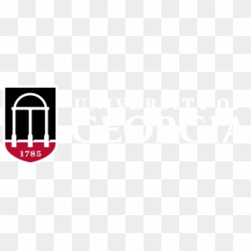University Of Georgia Reversed Color And White Logo - Transparent University Of Georgia Logo, HD Png Download - uga arch png