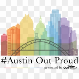 #austinoutproud January, HD Png Download - austin skyline silhouette png