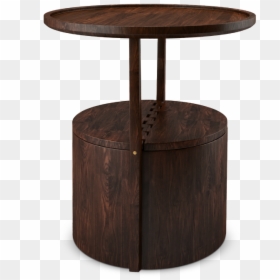 Burton Solid Wood Side Table - Outdoor Table, HD Png Download - side table png