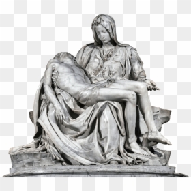 Pietà, 1499 Michelangelo - Saint Peter's Basilica, Pietà, HD Png Download - statue of david png