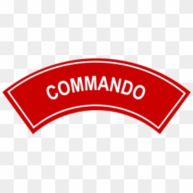 Commando Battledress Flash White On Red First Pattern - Combat Uniform, HD Png Download - white flash png
