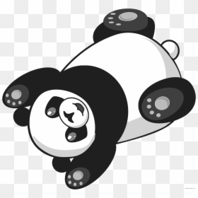 Giant Panda Animal Free Black White Clipart Images - Gif Panda Png, Transparent Png - panda bear png