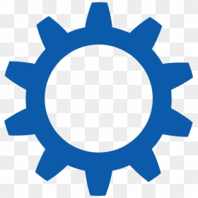 Blue Gear At Logicopy - Improvements Icon Transparent Background, HD Png Download - metal gear exclamation png