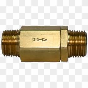 Brass Check Valve, Male Pipe Thread X Male Pipe Thread, - National Pipe Thread, HD Png Download - metal gear exclamation png