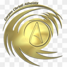 Atheism Symbol Gold Png, Transparent Png - atheist symbol png
