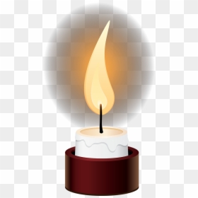 Memorial Candles Png Clip Art Download - Transparent Background Candle Clipart, Png Download - candle fire png