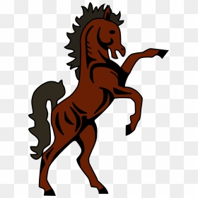 Animal, Horse, Mammal, Rearing - Coat Of Arms Of Lesotho, HD Png Download - rearing horse png