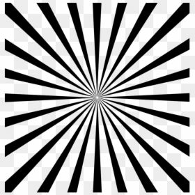 Center Rays Sun Free Photo - Sunburst Black And White, HD Png Download - sun beams png