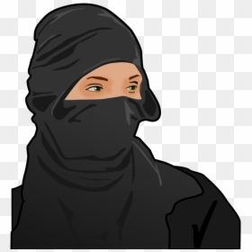 Head,neck,cheek - Vector Antifa Face, HD Png Download - balaclava png
