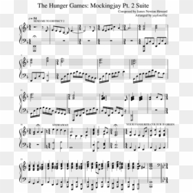 There Are Worse Games To Play Piano Sheet Music, HD Png Download - mockingjay png