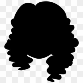 Girl Head Silhouette Png Free Download - Cartoon Female Faces Png, Transparent Png - hair silhouette png