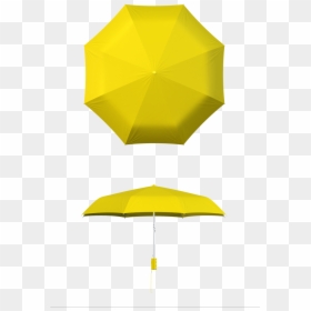 Yellow Compact Umbrella - Umbrella, HD Png Download - yellow umbrella png