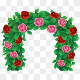 Garden Roses, HD Png Download - flower arch png