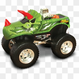Vehicle,monster Truck,all Terrain Vehicle,radio Controlled - Green Toy Monster Truck, HD Png Download - monster trucks png