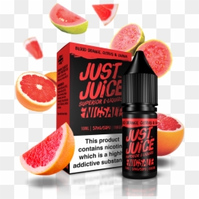Blood Orange, Citrus & Guava Salt E-liquid 20mg 10ml - Just Juice Salts, HD Png Download - blood orange png