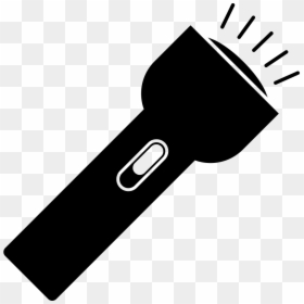 Flashlight Icon Png, Transparent Png - flashlight clipart png