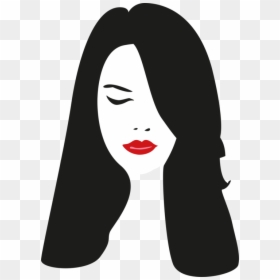 Head,woman,silhouette - Girl Hair Transparent Icon, HD Png Download - hair silhouette png