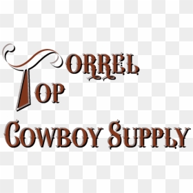 ~sorrel Top Cowboy Is A Small Family Owned Cowboy Mercantile - Graphic Design, HD Png Download - cowboy bebop logo png