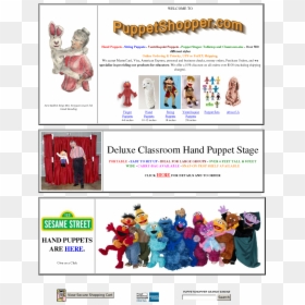Sesame Street Mascot Costumes, HD Png Download - puppet strings png