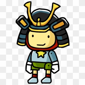 Cartoon,clip Character,style,smile - Maxwell Scribblenauts Png, Transparent Png - samurai mask png