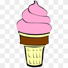 Strawberry Ice Cream Clipart - Strawberry Ice Cream Clip Art, HD Png Download - strawberry ice cream png