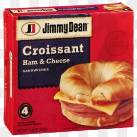 Jimmy Deans Croissant Sausage Egg And Cheese, HD Png Download - ham sandwich png