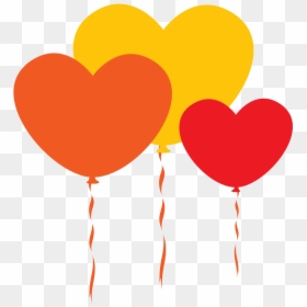 Cartoon Heart Clip Art - Love Baloon Cartoon Png, Transparent Png - cartoon balloon png
