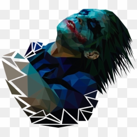Poly Art Of Joker, HD Png Download - batman the dark knight png