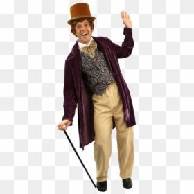 Willy Wonka Costume, HD Png Download - willy wonka hat png
